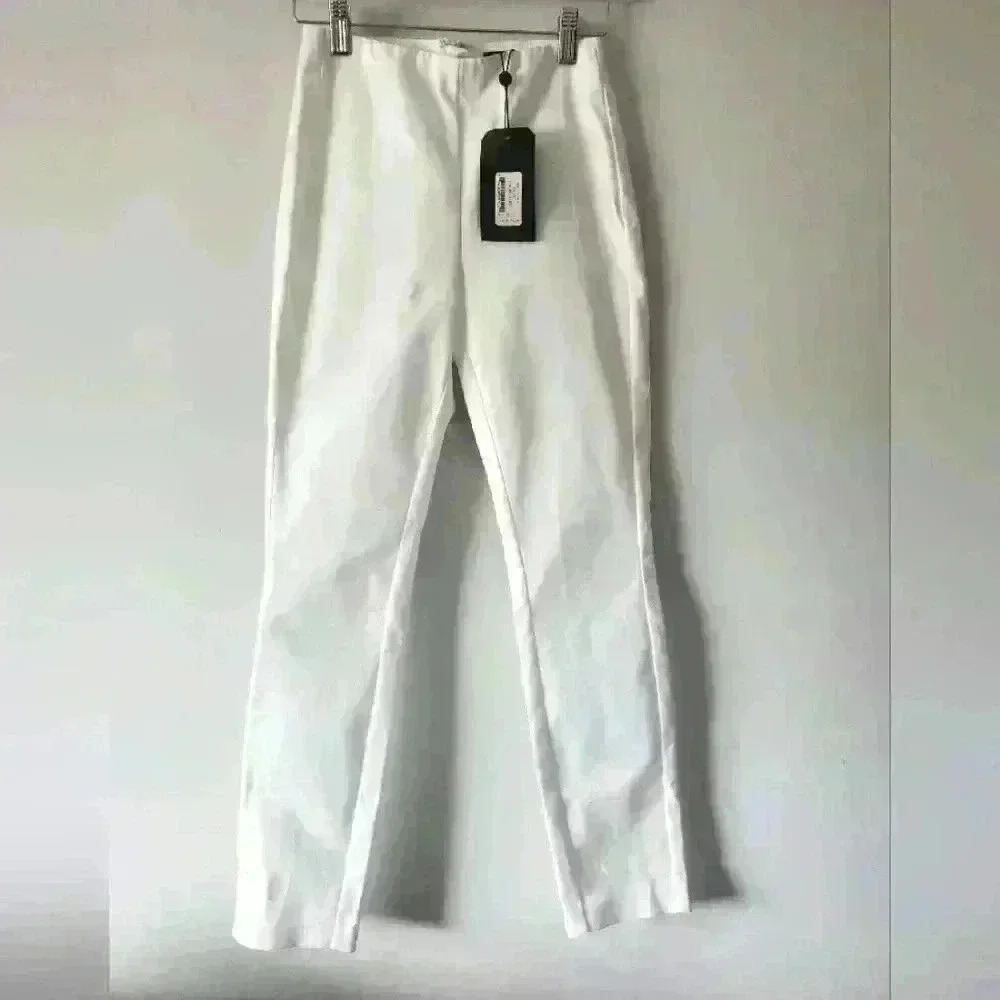 Rag & bone white Simone cotton pants size 00 - Picture 2 of 7